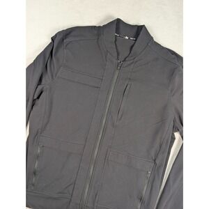 Public Rec Crosstown Bomber Jacket Mens Large Black Full Zip‎
